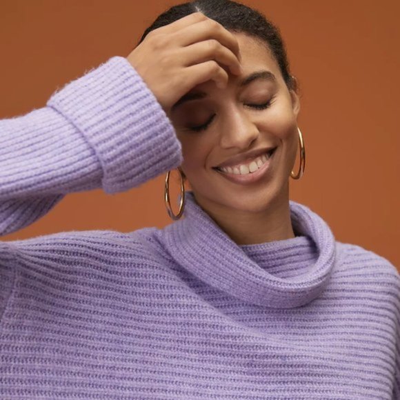 Anthropologie Pilcro cowl neck oversize sweater size medium - Picture 2 of 9